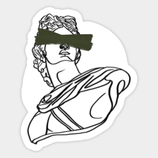 Marble Roman Outline Sticker